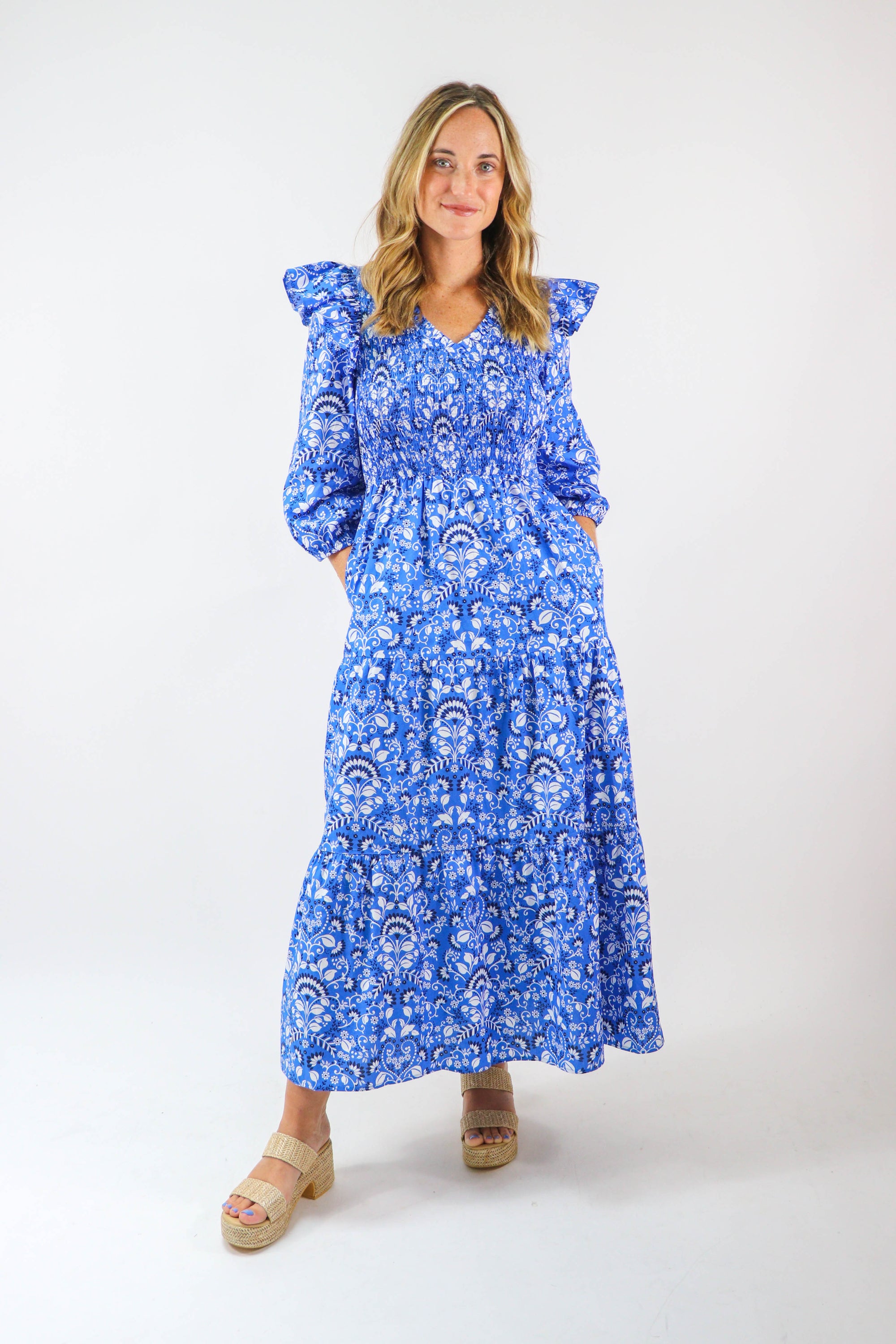 Sugar Lips Lulu Blue Maxi Dress | Sweetest Stitch Online Boutique