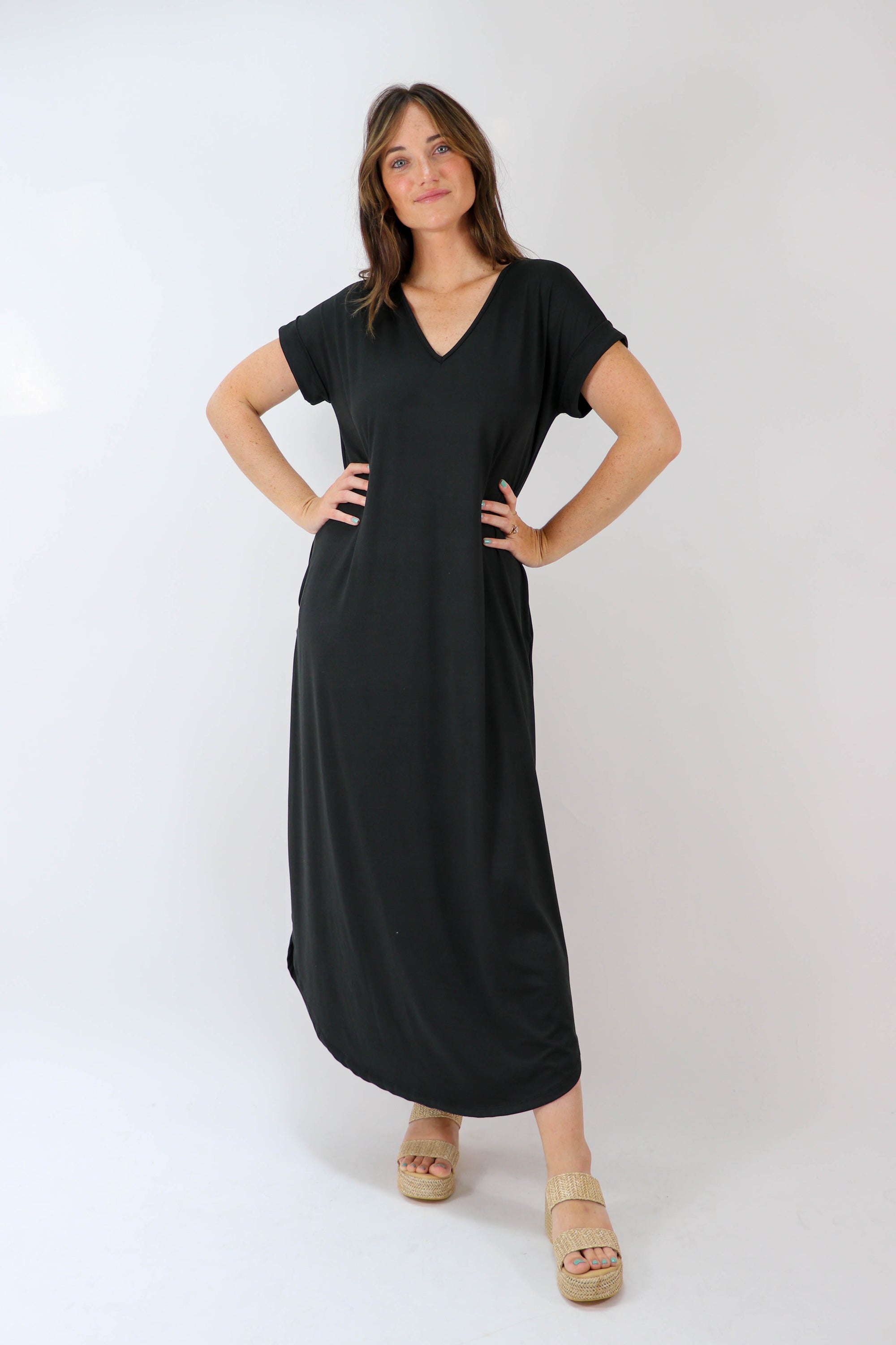 Relaxed Fit Maxi Dress | Sweetest Stitch Women's Boutique