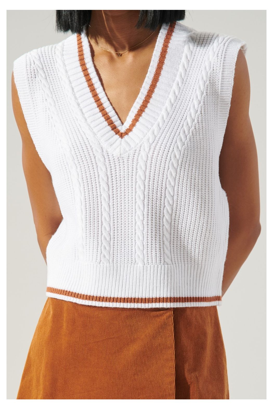 Sugar Lips | Varsity Sweater Vest | Sweetest Stitch Online Boutique
