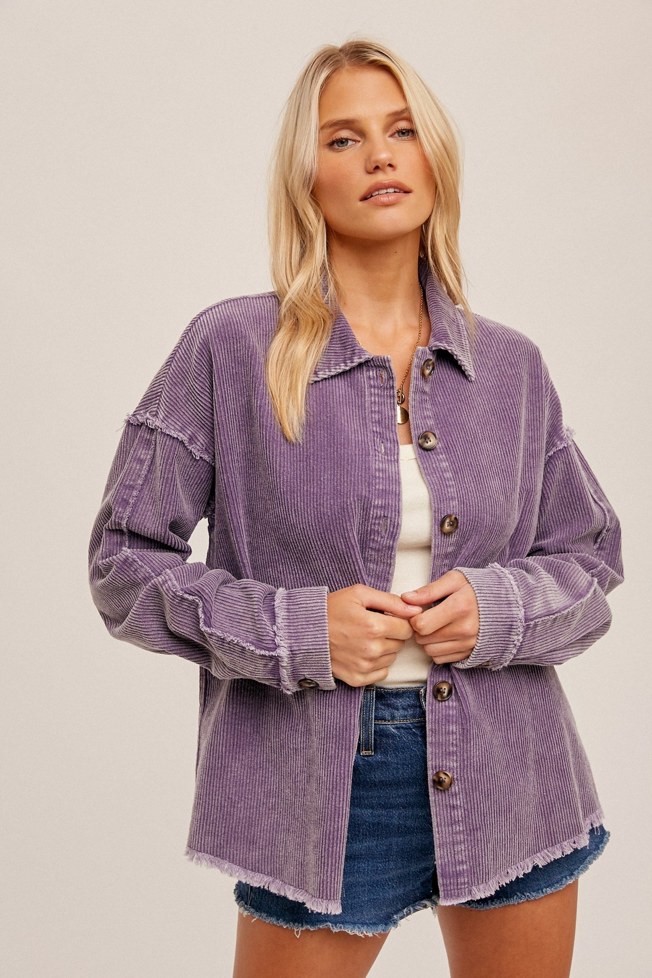 Hem & Thread | Violet Corduroy Jacket | Sweetest Stitch Online