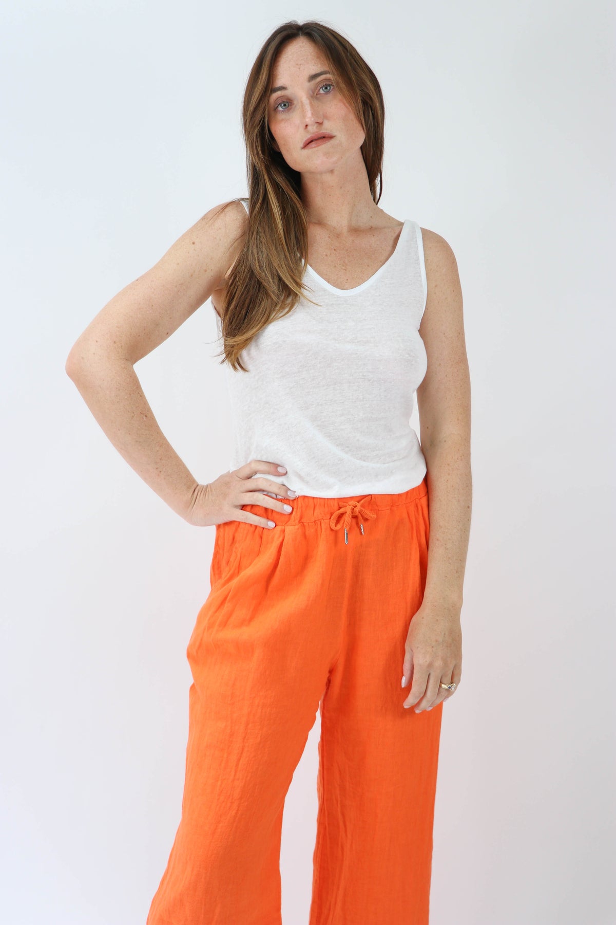 Linen Sleeveless Tank Top | Sweetest Stitch Women&#39;s Boutique