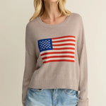 Z Supply | Sienna Patriot Sweater | Sweetest Stitch Boutique Richmond