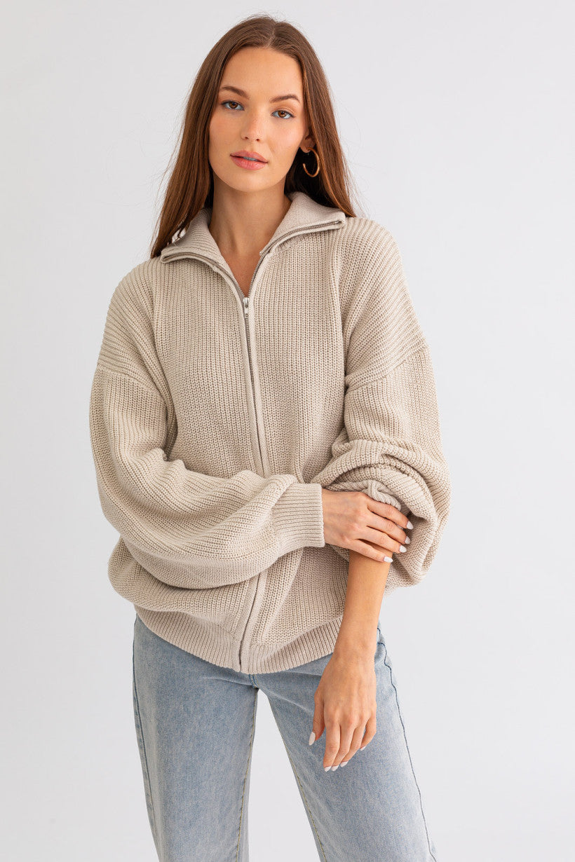 Le Lis | Oversized Knit Jacket | Sweetest Stitch Online Boutique