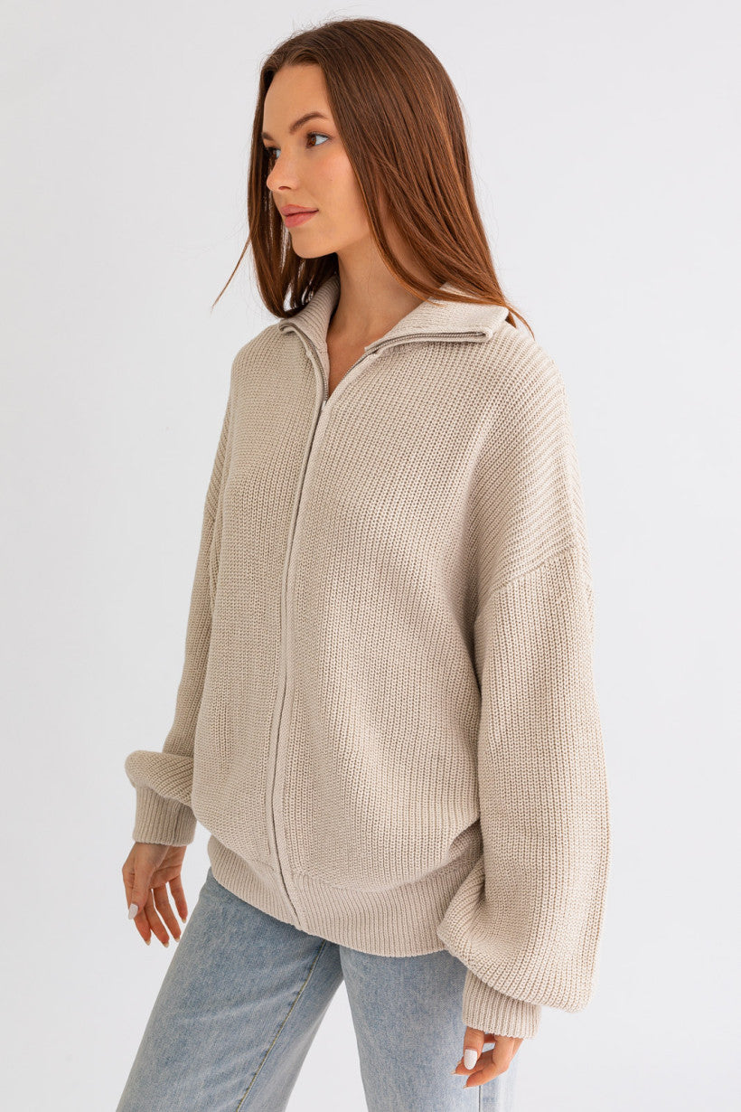 Le Lis | Oversized Knit Jacket | Sweetest Stitch Online Boutique