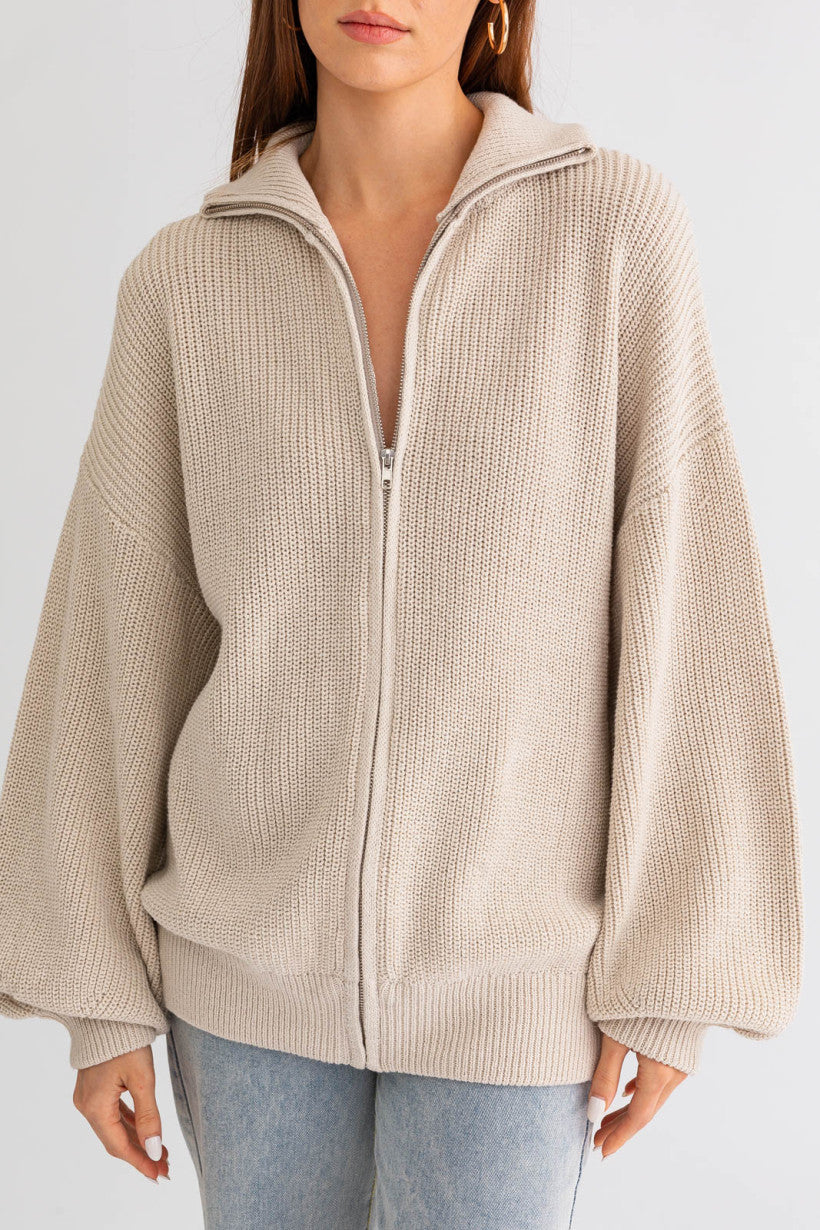 Le Lis | Oversized Knit Jacket | Sweetest Stitch Online Boutique