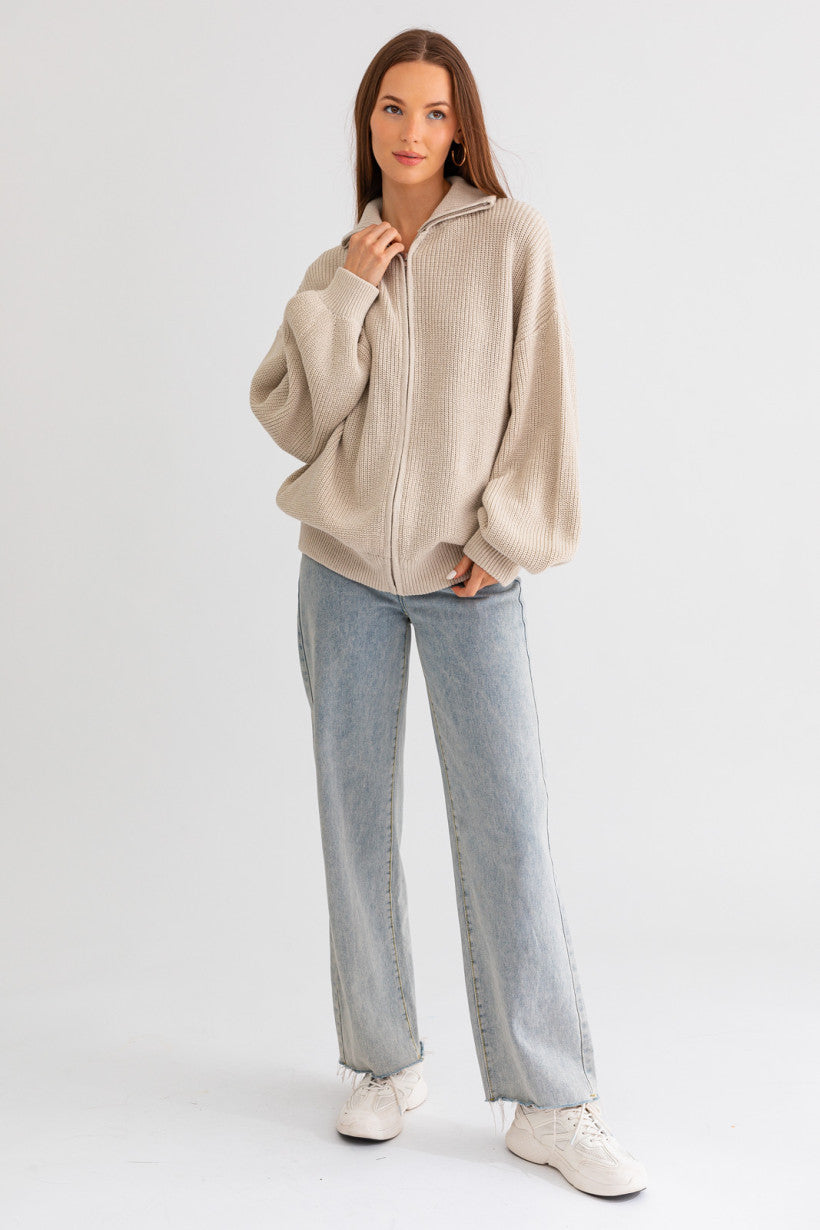 Le Lis | Oversized Knit Jacket | Sweetest Stitch Online Boutique