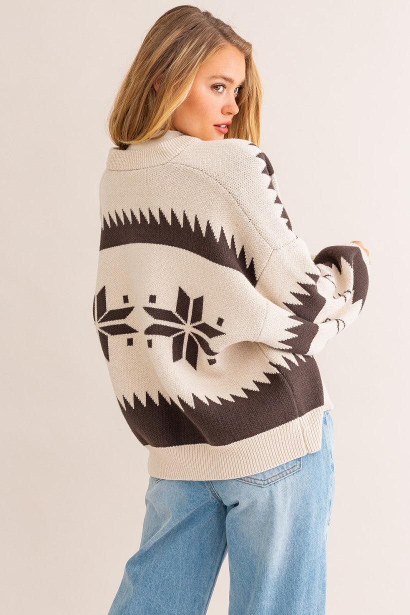 Le Lis | Snowflake Knit Jacket | Sweetest Stitch Online Boutique
