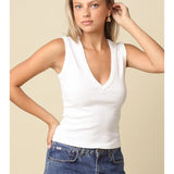 Olivaceous | Kenny V-Neck Tank | Sweetest Stitch Boutique Richmond