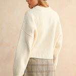 Miou Muse | Marilyn Crew Neck Knit Sweater | Sweetest Stitch Boutique