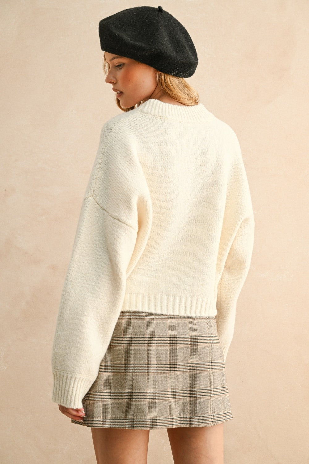 Miou Muse | Marilyn Crew Neck Knit Sweater | Sweetest Stitch Boutique