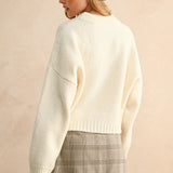 Miou Muse | Marilyn Crew Neck Knit Sweater | Sweetest Stitch Boutique