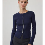 Raisonnel | Ashleigh Slim Fit Ribbed Cardigan | Sweetest Stitch Boutique