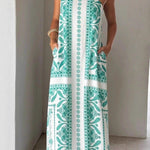 Sundayup | Paisley Midi Dress - Green | Sweetest Stitch Boutique RVA