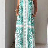 Sundayup | Paisley Midi Dress - Green | Sweetest Stitch Boutique RVA