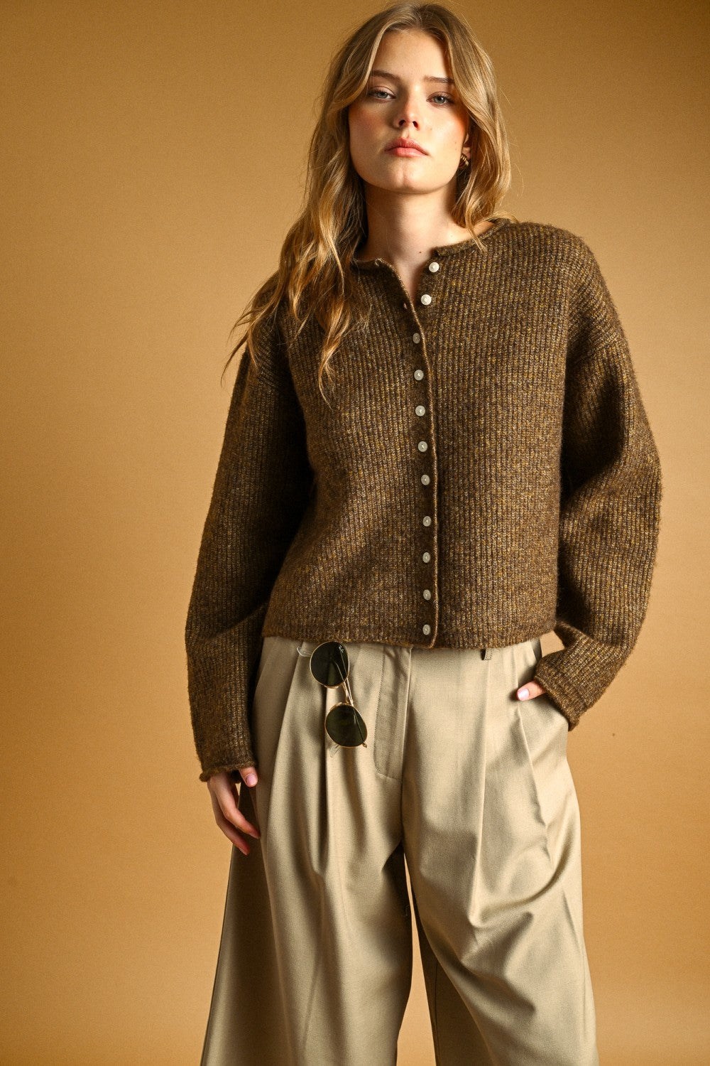 Miou Muse | Cheyenne Button Front Sweater | Sweetest Stitch Boutique