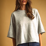 Miou Muse | Courtney Short Sleeve Sweater | Sweetest Stitch Boutique