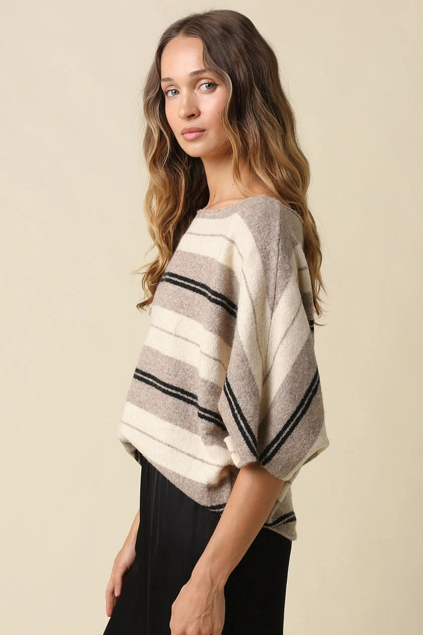 Olivaceous | Veda Stripe Top | Sweetest Stitch Boutique Richmond VA
