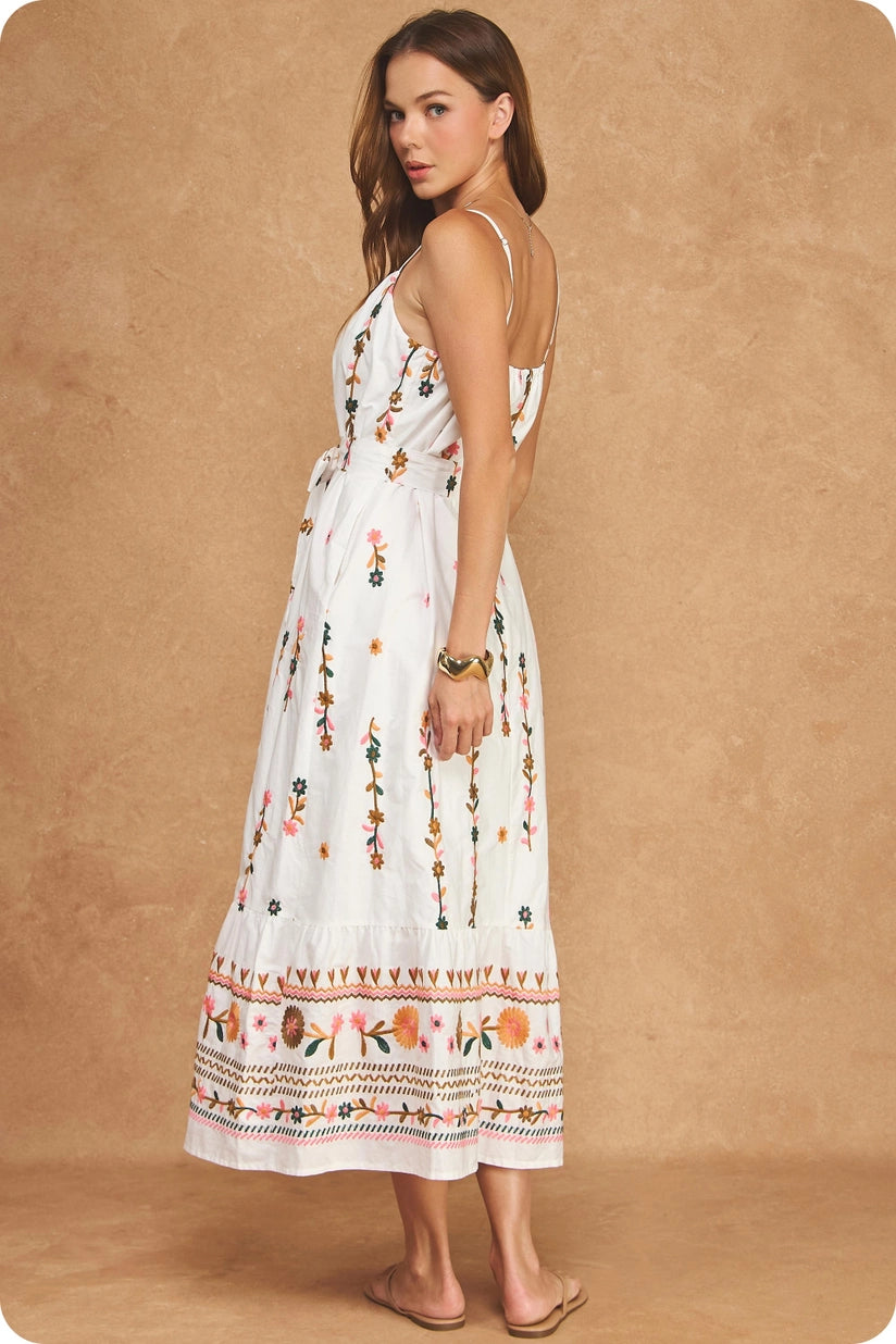 Strut & Bolt | Owen Embroidered Maxi Dress | Sweetest Stitch Boutique