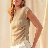 Miou Muse | Diana Ribbed Top | Sweetest Stitch Boutique Richmond