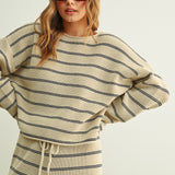 Miou Muse | Andi Striped Sweater | Sweetest Stitch Boutique Richmond