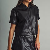 Miou Muse | Miranda Faux Leather Mini Skirt | Sweetest Stitch Boutique