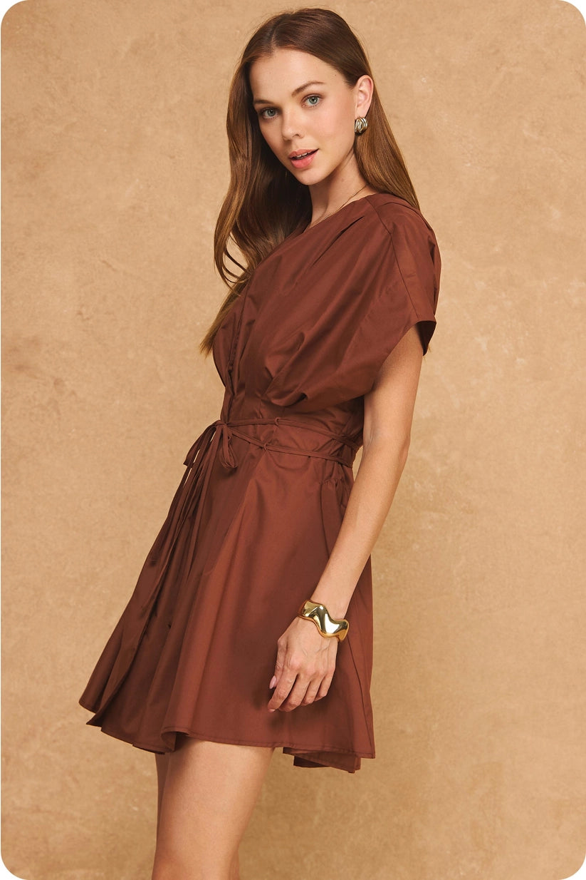 Strut & Bolt | Stacey V-Neck Mini Dress | Sweetest Stitch Boutique RVA