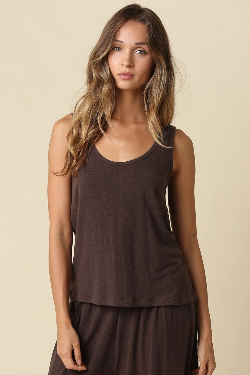 Olivaceous | Penelope Scoop Neck Tank | Sweetest Stitch Boutique RVA