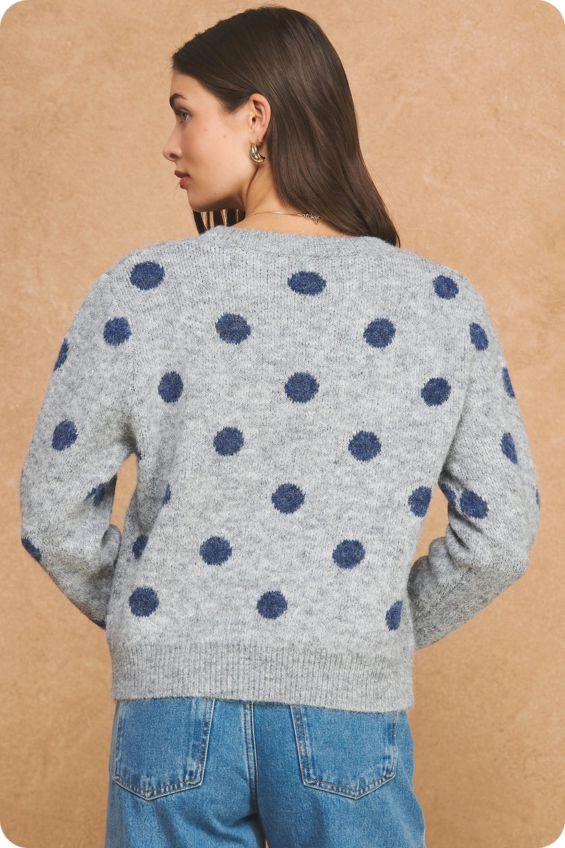 Strut & Bolt | Anne Polka Dot Sweater | Sweetest Stitch Boutique RVA