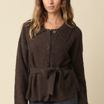 Olivaceous | Meg Belted Sweater | Sweetest Stitch Boutique Richmond