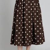 Aureum | Vivienne Polka Dot Midi Skirt | Sweetest Stitch Boutique RVA