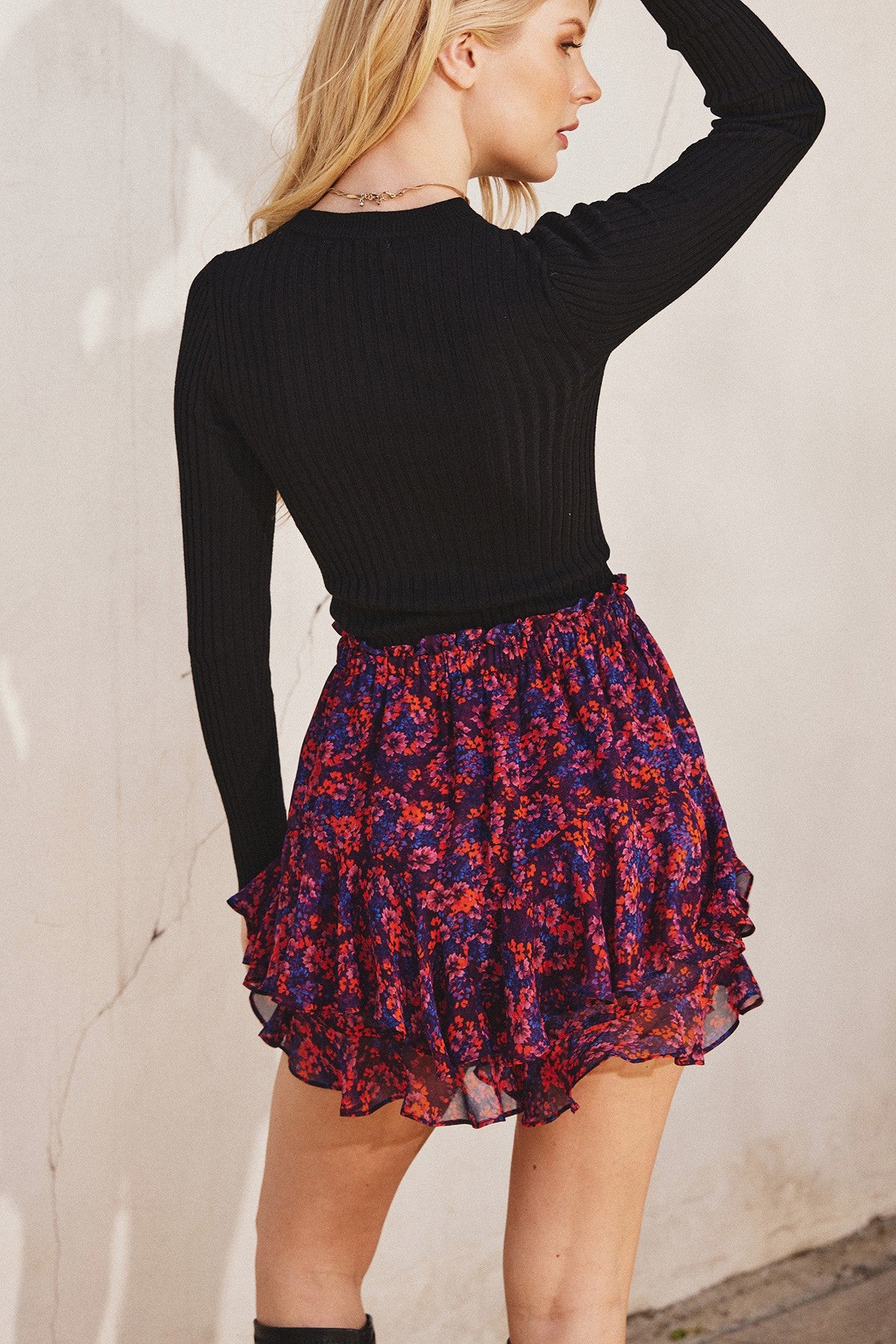 Dress Forum | Floral Flared Skort | Sweetest Stitch Online Boutique