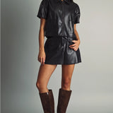 Miou Muse | Miranda Faux Leather Jacket | Sweetest Stitch Boutique