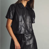 Miou Muse | Miranda Faux Leather Mini Skirt | Sweetest Stitch Boutique