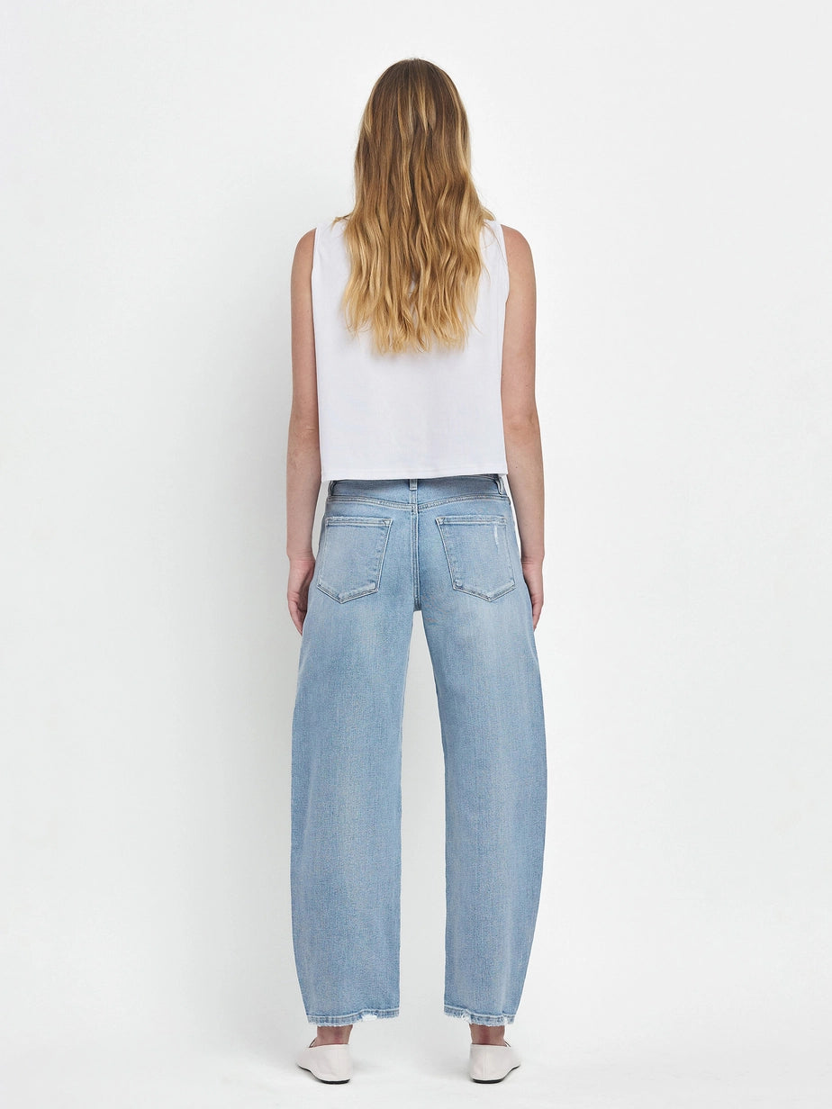 Lovervet by Vervet | Barrel Leg Jeans | Sweetest Stitch Boutique RVA