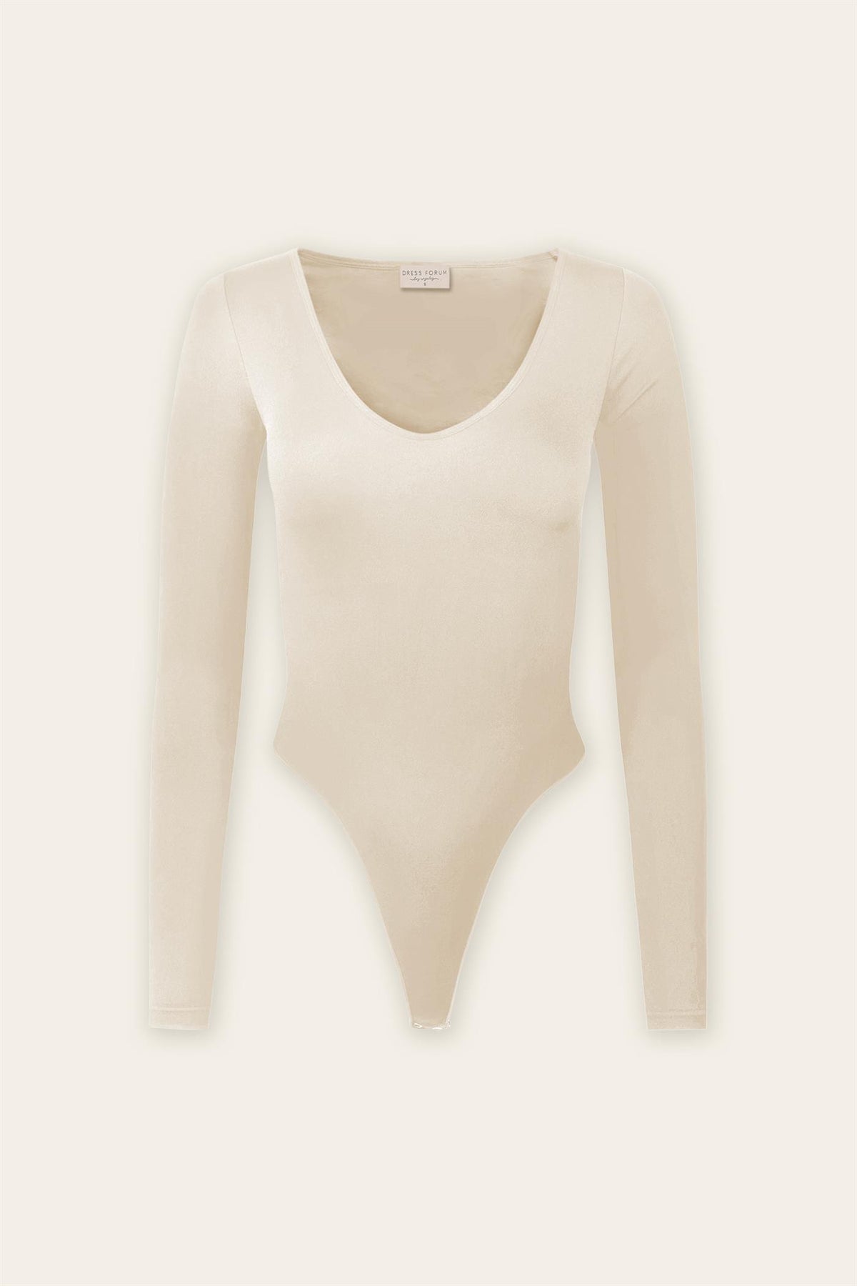 Dress Forum | Long Sleeve Bodysuit Bone | Sweetest Stitch Boutique