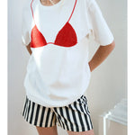 Raisonnel | Carla Sequin Bikini Graphic Tee | Sweetest Stitch Boutique
