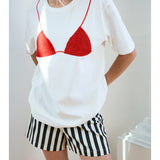 Raisonnel | Carla Sequin Bikini Graphic Tee | Sweetest Stitch Boutique