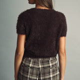 Miou Muse | Holli Fuzzy Short Sleeve Sweater | Sweetest Stitch RVA