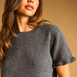 Miou Muse | Jess Ruffle Hem Sweater | Sweetest Stitch Boutique RVA