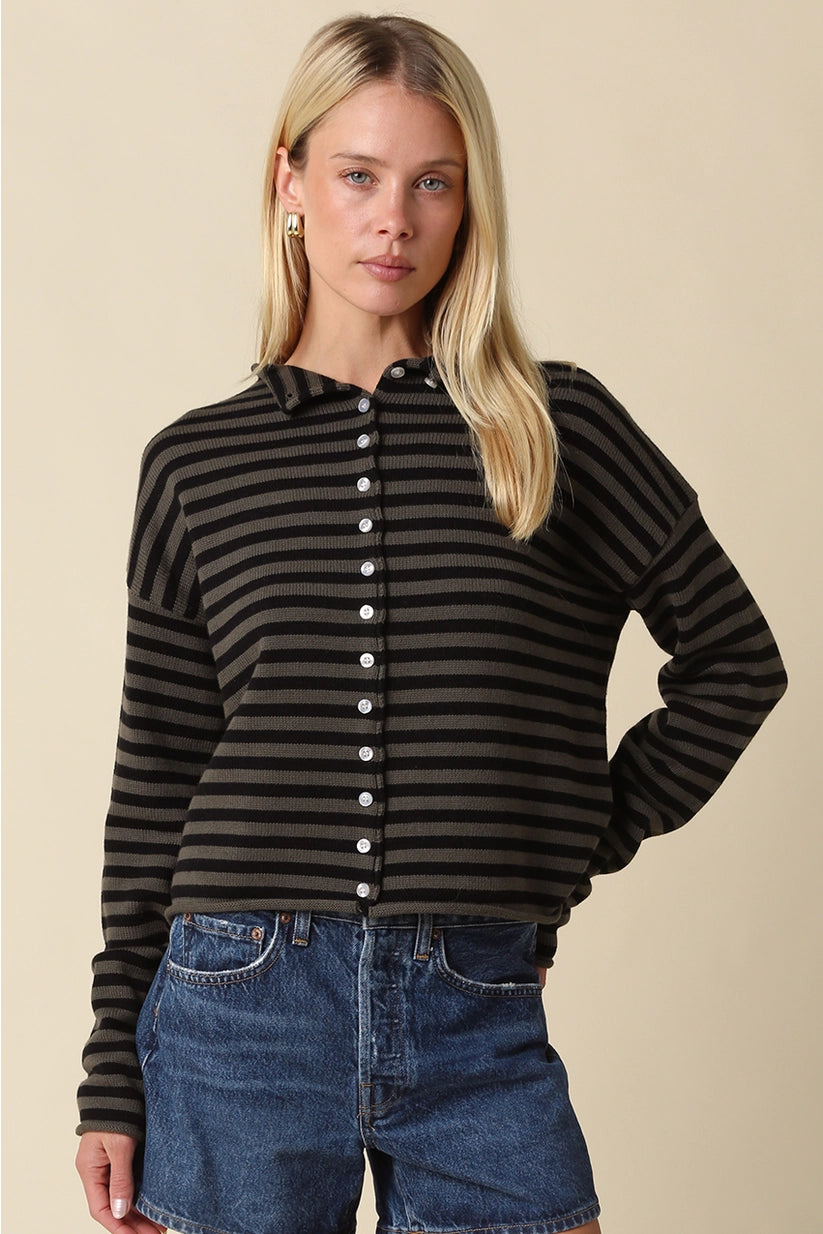 Miou Muse | Michelle Striped Cardigan | Sweetest Stitch Boutique RVA