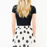 THML | Molly Polka Dot Mini Skirt | Sweetest Stitch Boutique Richmond
