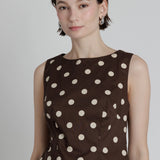 Aureum | Vivienne Polka Dot Sleeveless Top | Sweetest Stitch Boutique