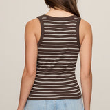 Z Supply | Rowe Striped Scoop Tank | Sweetest Stitch Boutique RVA