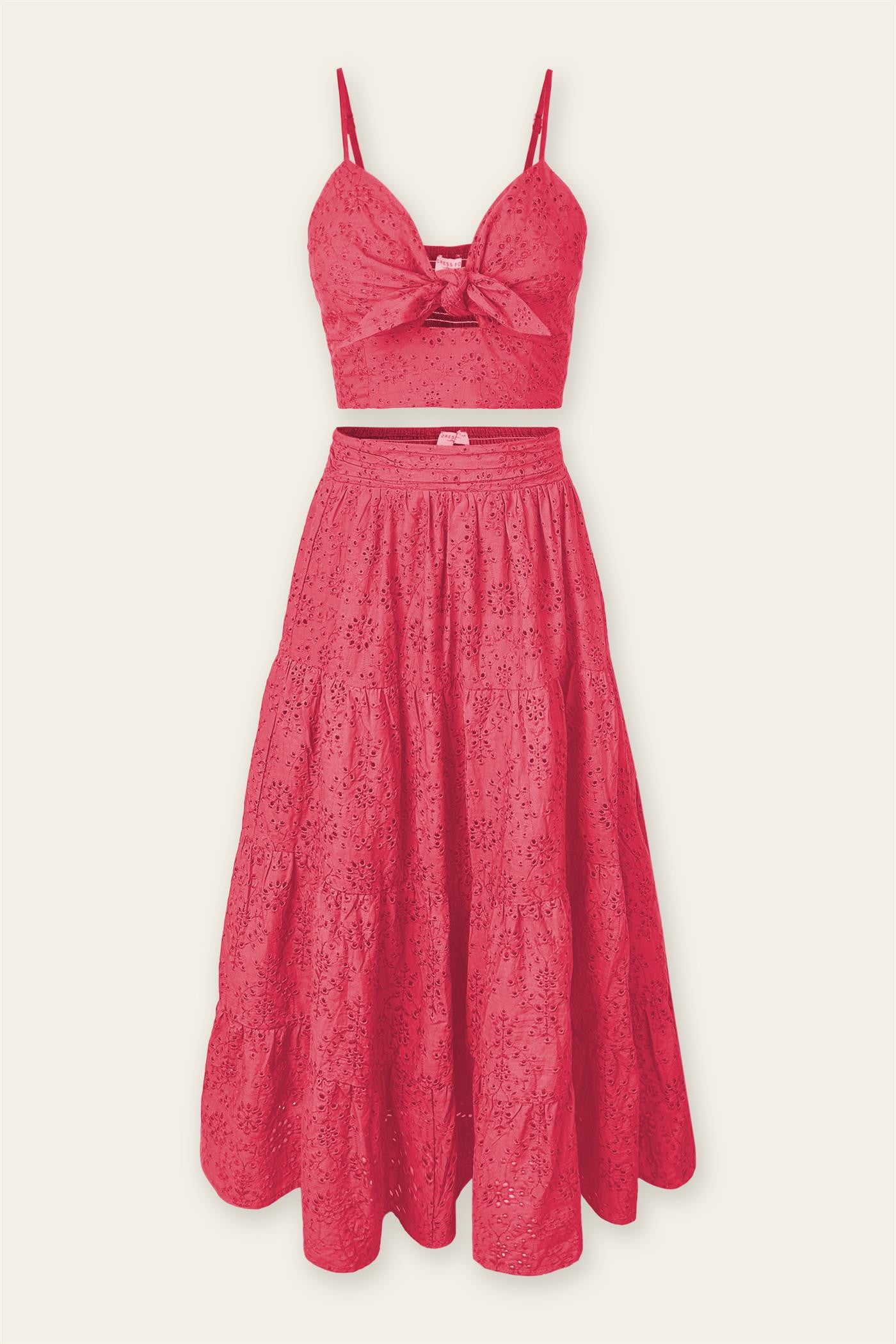 Dress Forum | Pink Eyelet Crop Top | Sweetest Stitch Boutique RVA