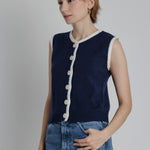 Aureum | Clara Knit Button Front Top | Sweetest Stitch Boutique RVA