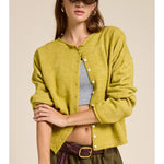 Mimosa | Mallory Button Front Sweater | Sweetest Stitch Boutique RVA