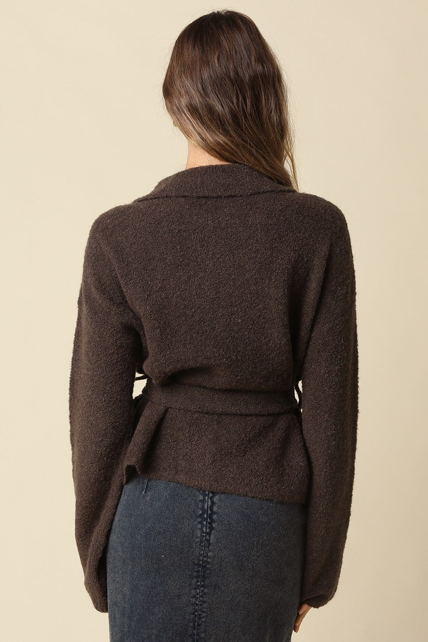 Olivaceous | Meg Belted Sweater | Sweetest Stitch Boutique Richmond