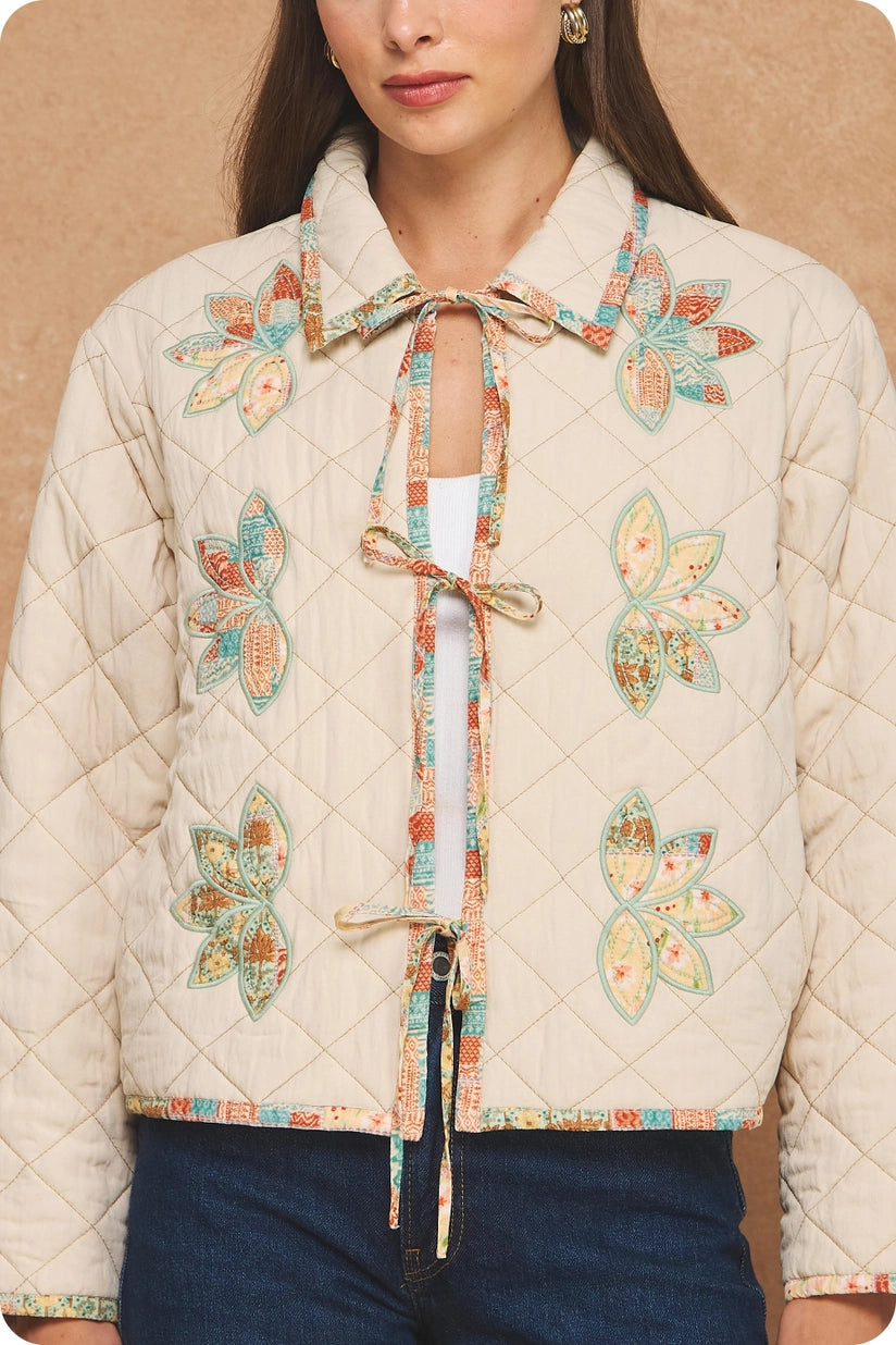 Strut & Bolt | Jeannie Floral Embroidered Jacket | Sweetest Stitch RVA