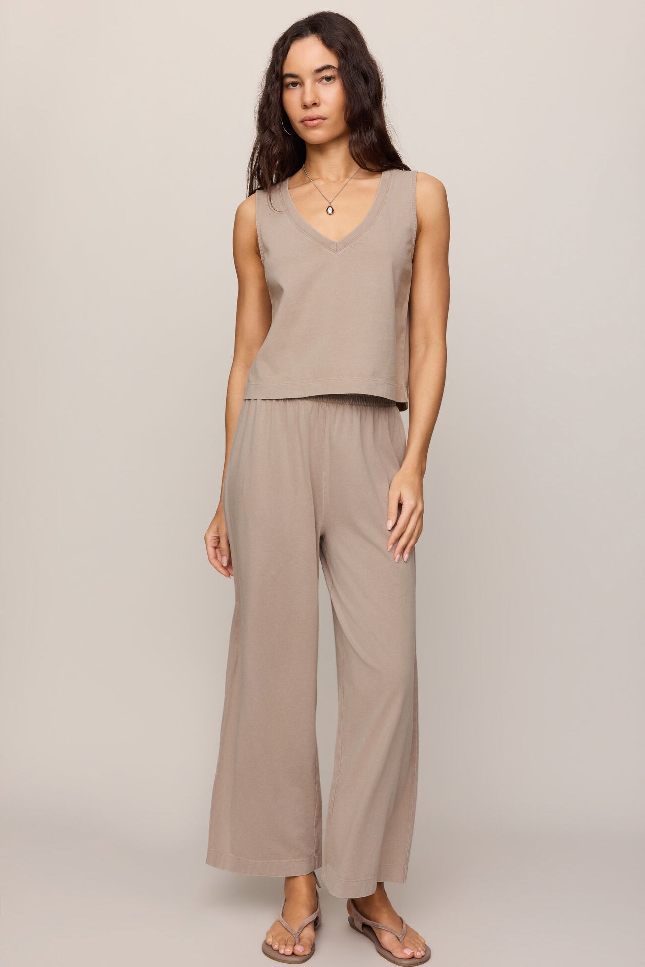 Z Supply | Scout Flare Pant - Stone Gray | Sweetest Stitch Boutique