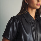 Miou Muse | Miranda Faux Leather Jacket | Sweetest Stitch Boutique
